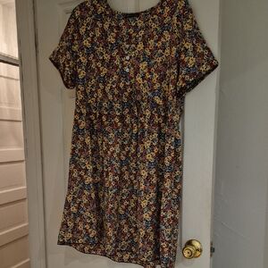 Floral Short Sleeve Dress